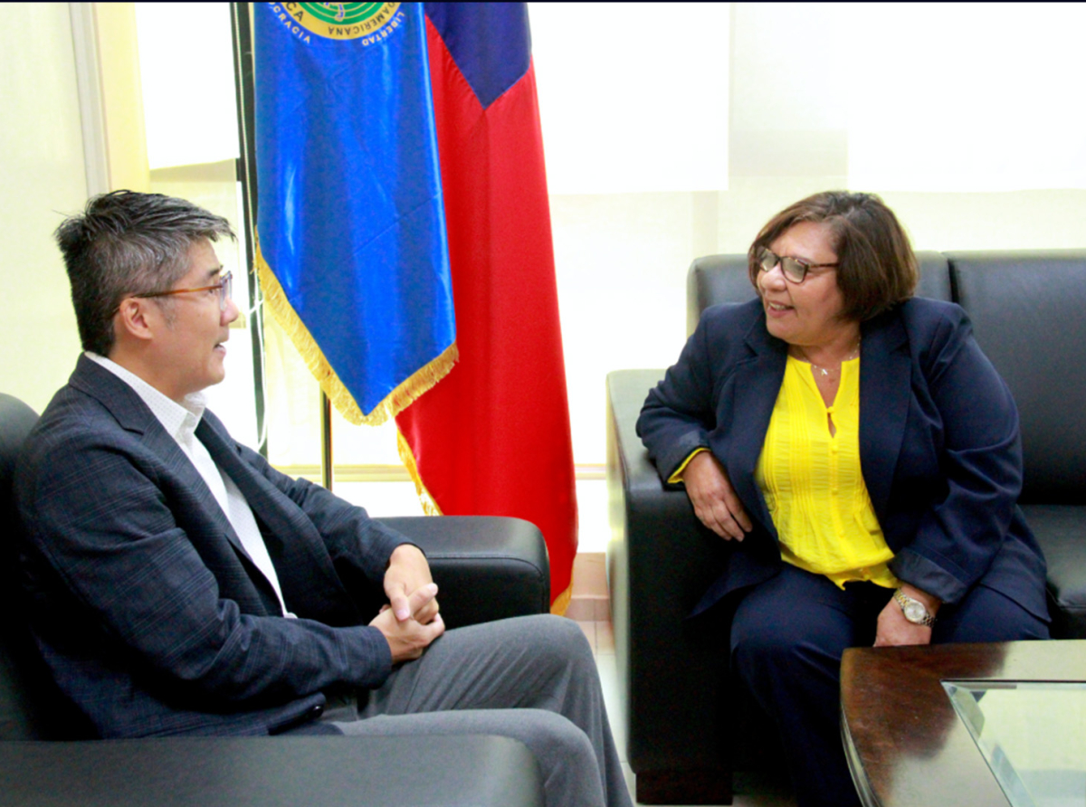 Abordamos con la República de China (Taiwán) los avances en la implementación del proyecto sobre salud y protección social.