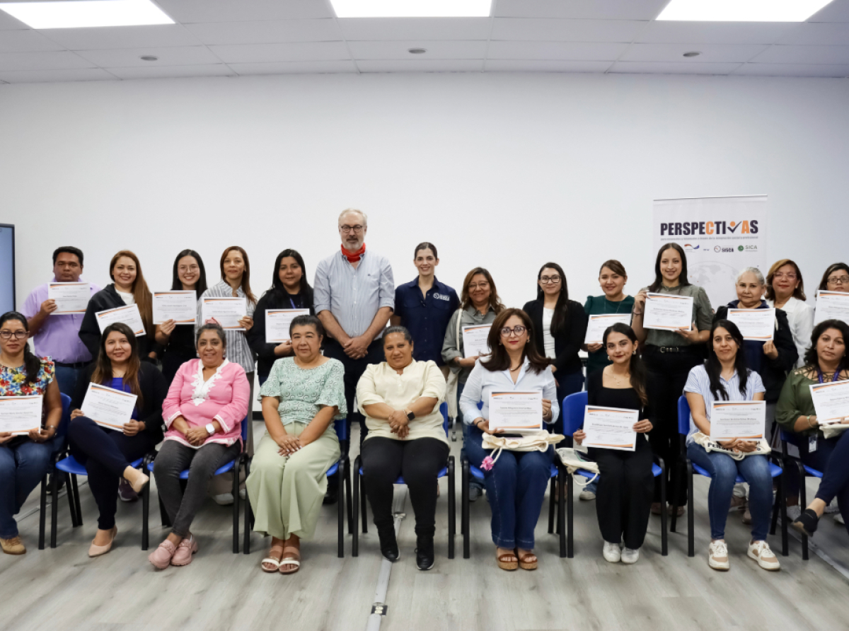 Con el apoyo de la Cooperación Alemana finalizamos proceso de formación en atención psicosocial en El Salvador.