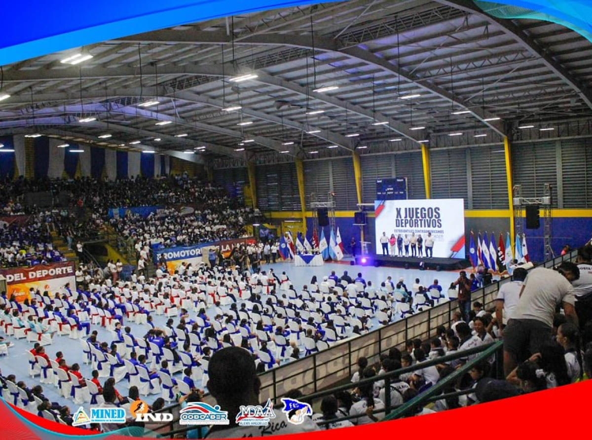 Se desarrollan los X Juegos Deportivos Estudiantiles Centroamericanos en Nivel Primaria - CODICADER 2025 en Nicaragua.