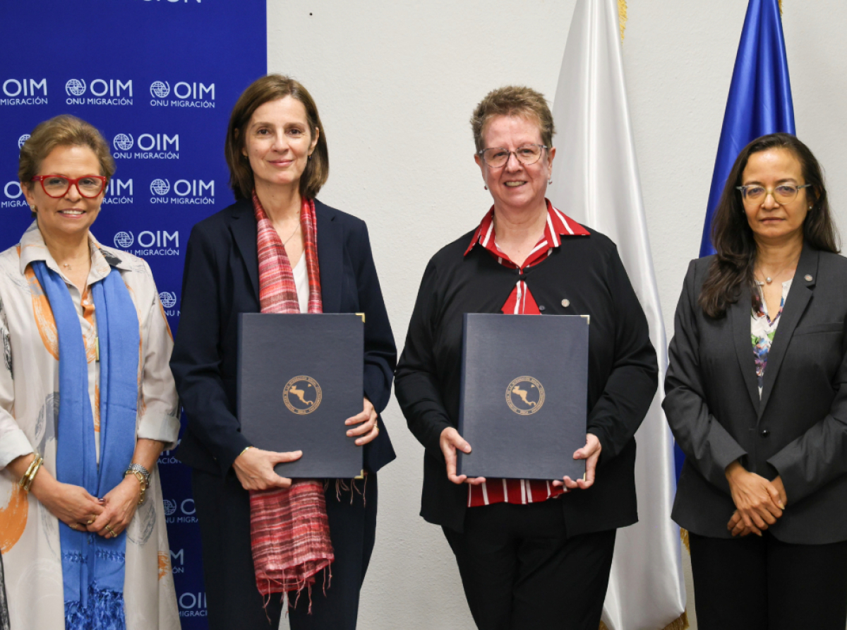 Junto a la OIM unimos esfuerzos para fortalecer la gobernanza de la migración en la región SICA.