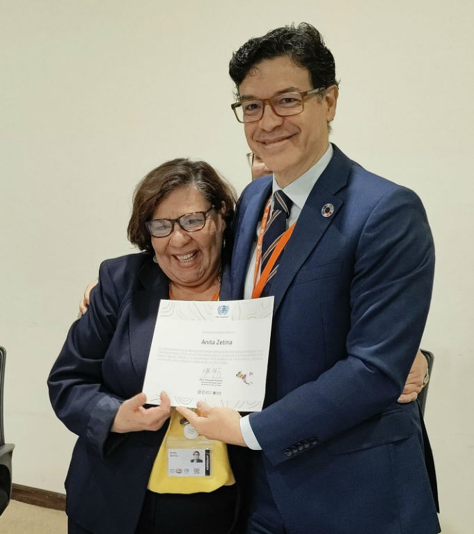 ONU-Habitat reconoce la gestión de nuestra Secretaria General.