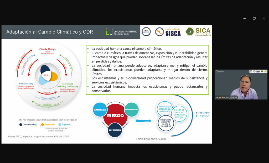 Realizamos la segunda sesión del ciclo de webinarios sobre Asentamientos Informales en la región SICA.
