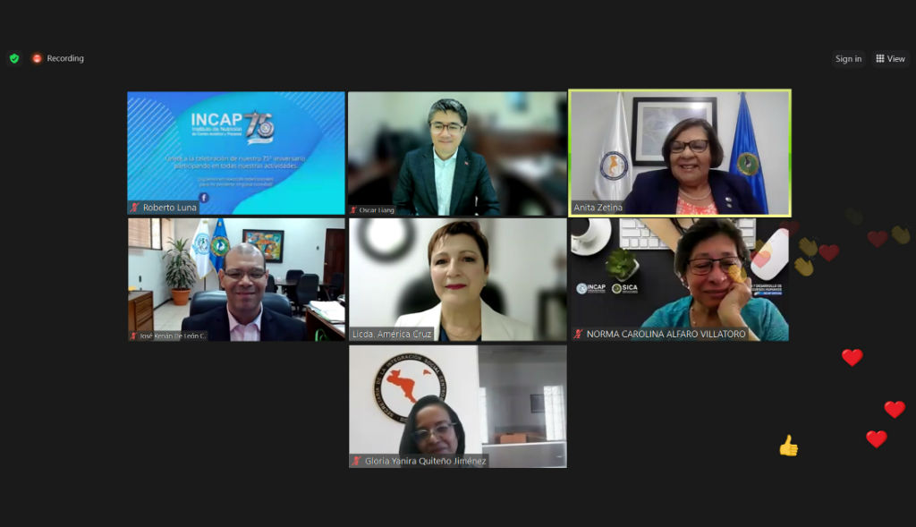 Con el apoyo de Taiwán y en coordinación con el INCAP aportamos al desarrollo de políticas de cuidado.